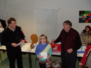 Johannes mit Weihnachtsmann Johannes mit Weihnachtsmann